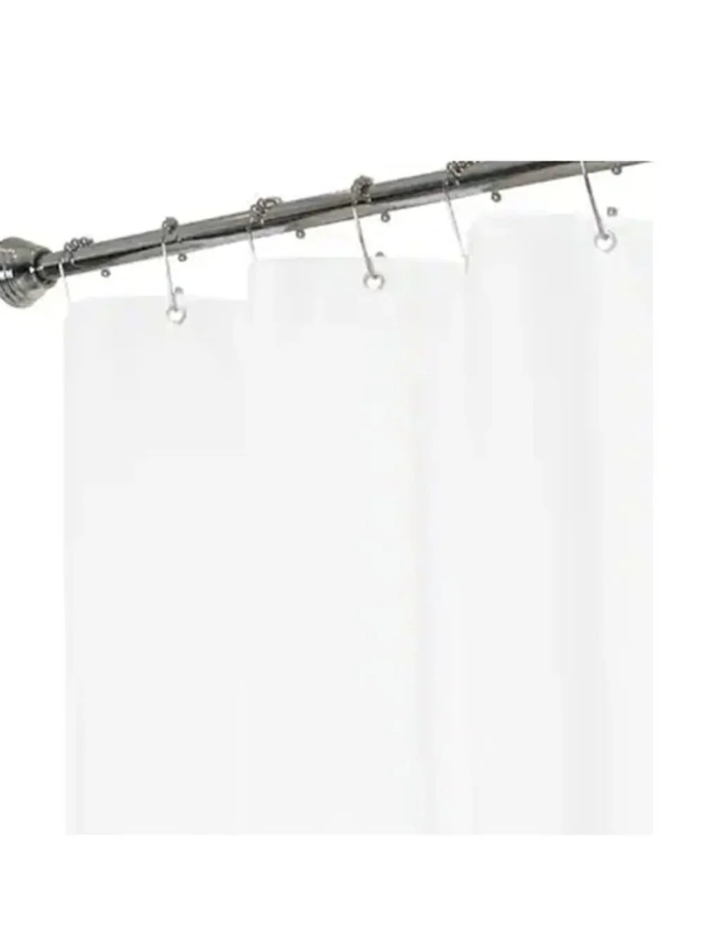 Shower Curtain Liner New White Reinforced Grommets Vinyl Weighted Bottom